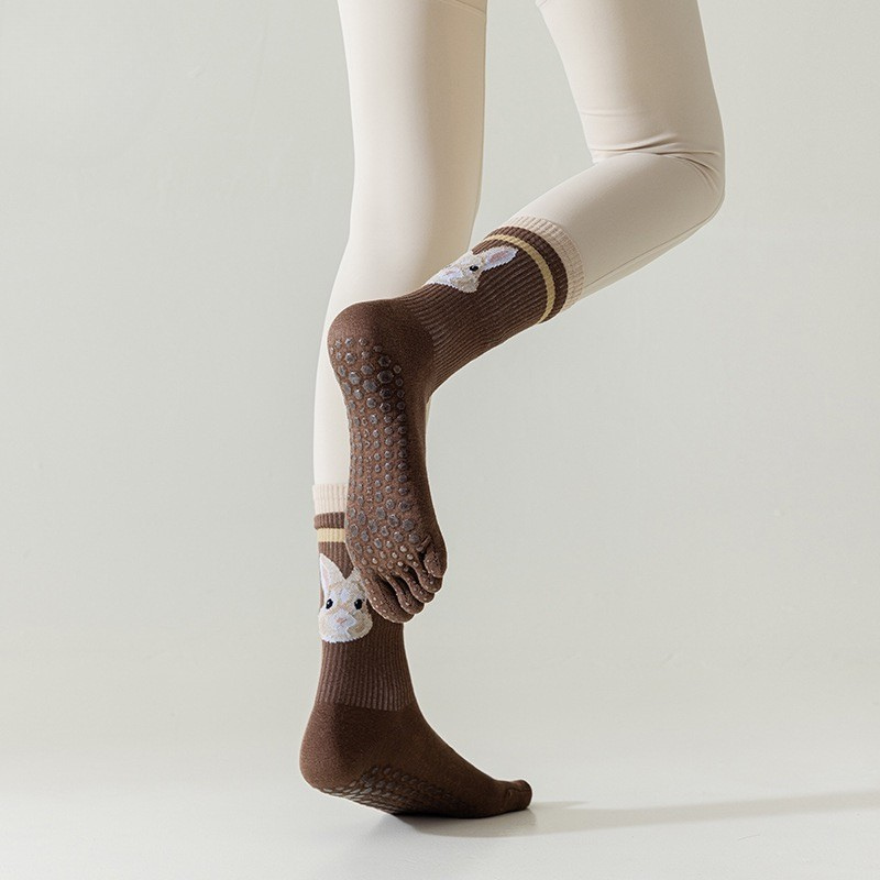 Five-Toe Yoga Socks