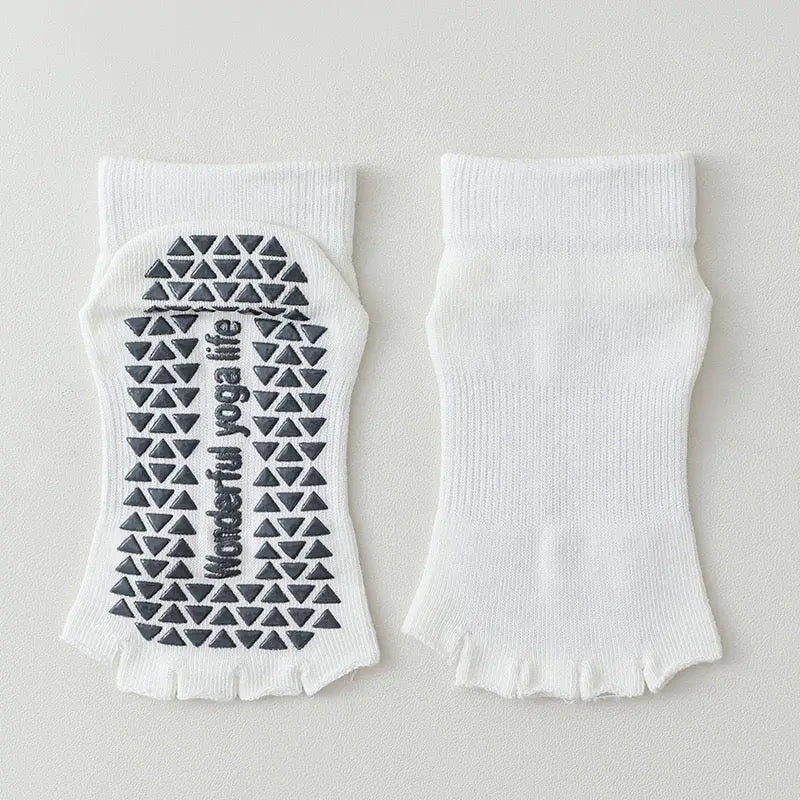 Open-Toe Five-Toe Anti-Slip Yoga Socks YOGRIP