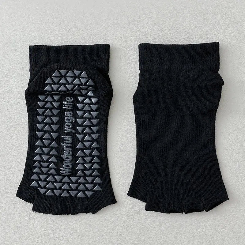 Open-Toe Five-Toe Anti-Slip Yoga Socks YOGRIP