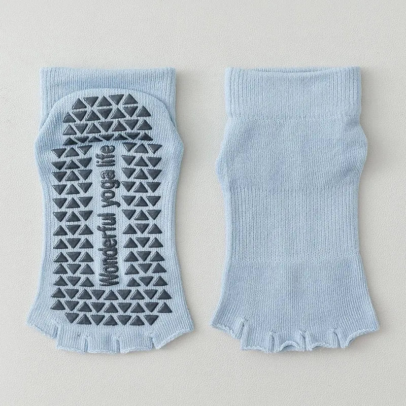 Open-Toe Five-Toe Anti-Slip Yoga Socks YOGRIP