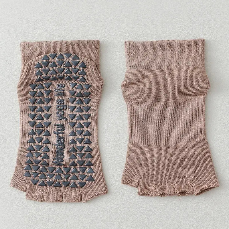 Open-Toe Five-Toe Anti-Slip Yoga Socks YOGRIP