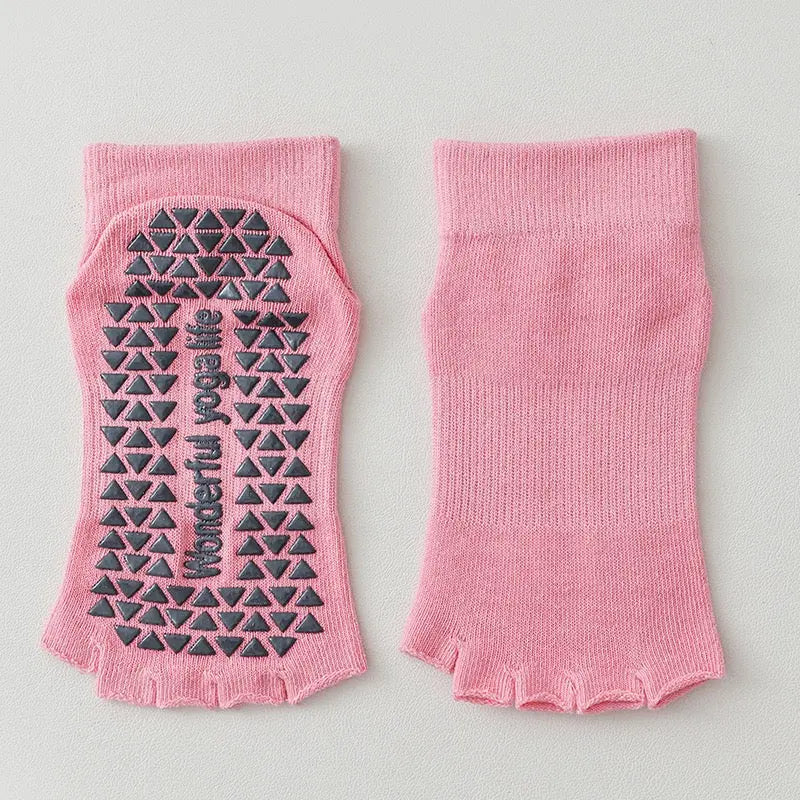 Open-Toe Five-Toe Anti-Slip Yoga Socks YOGRIP