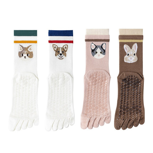 Five-Toe Yoga Socks