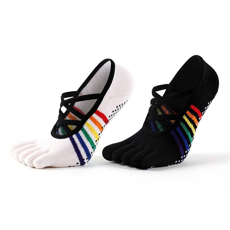 Five-Toe Anti-Slip Yoga Socks - YOGRIP