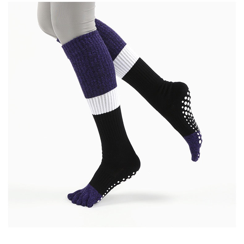 Five-Toe Anti-Slip Yoga Socks - YOGRIP