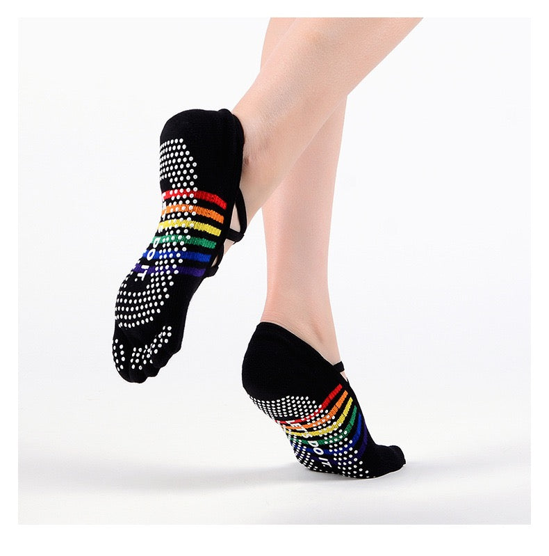 Five-Toe Anti-Slip Yoga Socks - YOGRIP