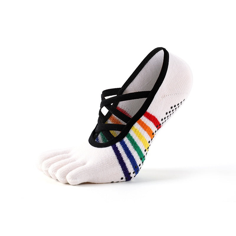 Five-Toe Anti-Slip Yoga Socks - YOGRIP