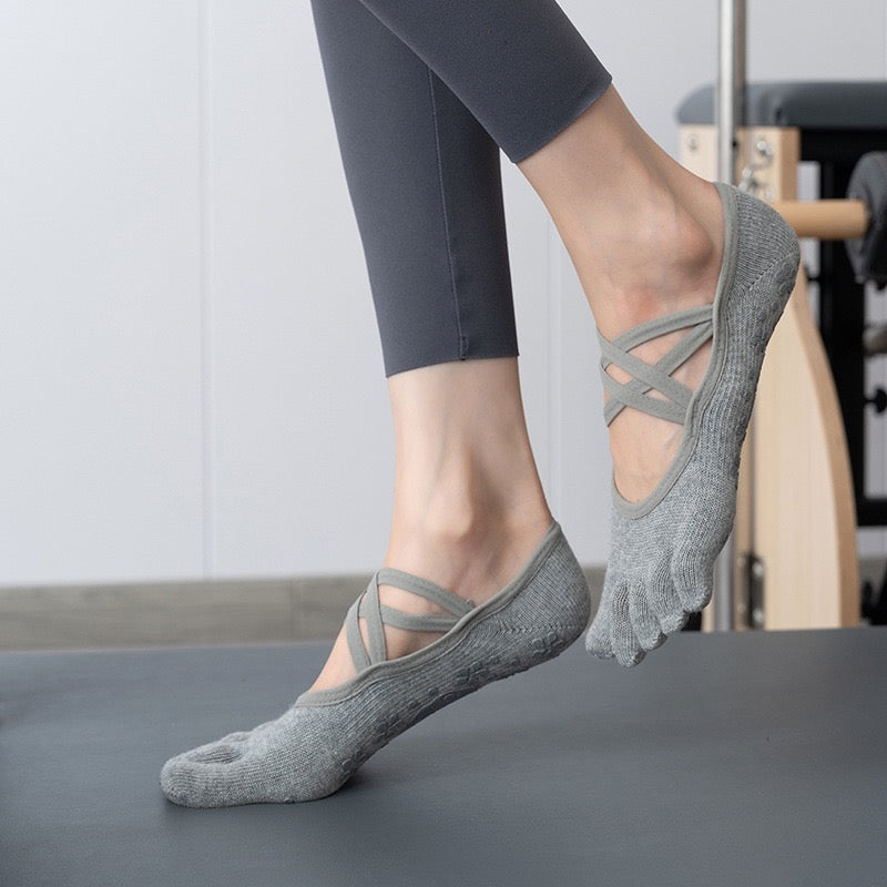 Five-Toe Anti-Slip Yoga Socks YOGRIP