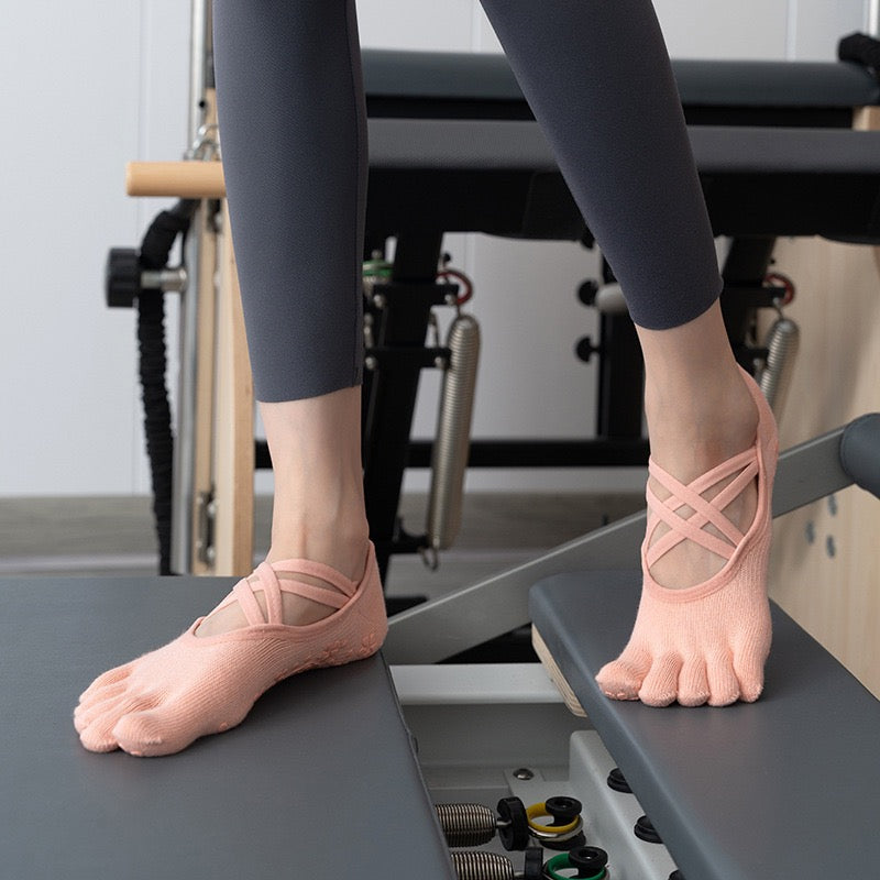 Five-Toe Anti-Slip Yoga Socks YOGRIP