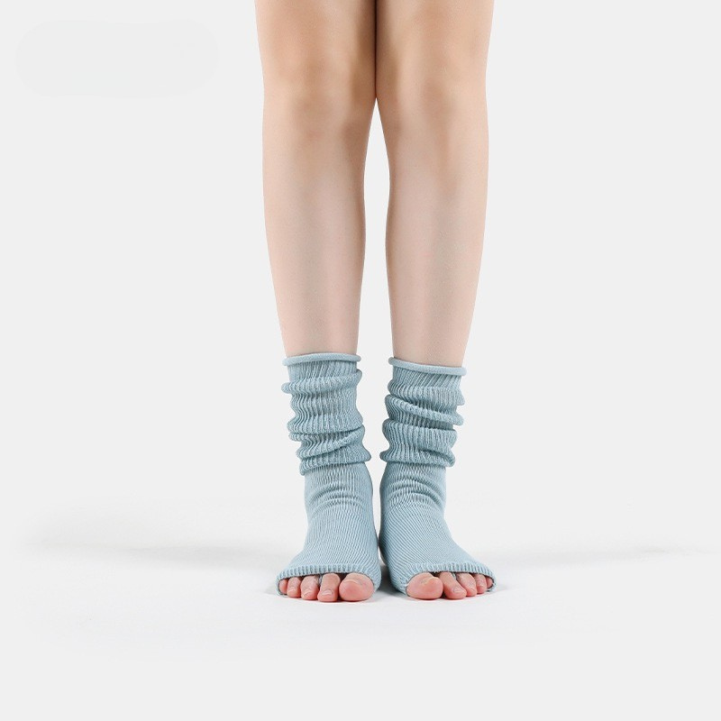 Open-Toe Five-Toe Anti-Slip Yoga Socks - YOGRIP